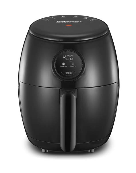 The exterior of the Elite platinum air fryer retains its pristine condition with just a damp cloth. . Elite gourmet air fryer